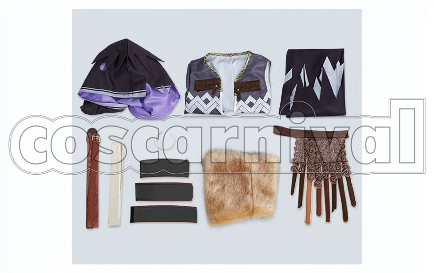 Eli Clark Experienced Huntsman Cosplay cosplay costume from Identity V, set view