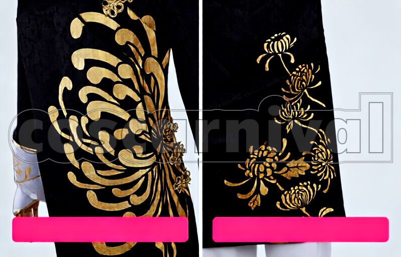 Fan Wujiu (Wu Chang, Black Guard) Deduction Star Broken Blossoms Cosplay cosplay costume from Identity V, detail-4