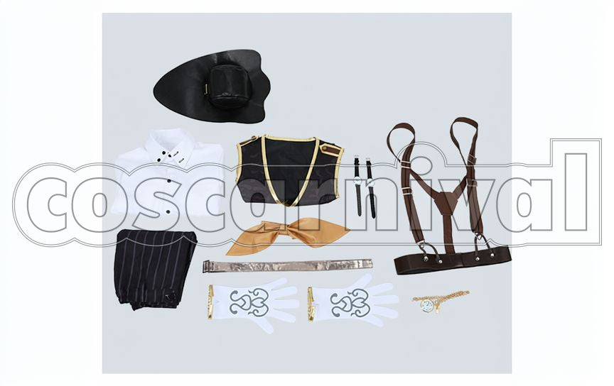 Norton Campbell Magic Item Keeper Cosplay cosplay costume from Identity V, set view