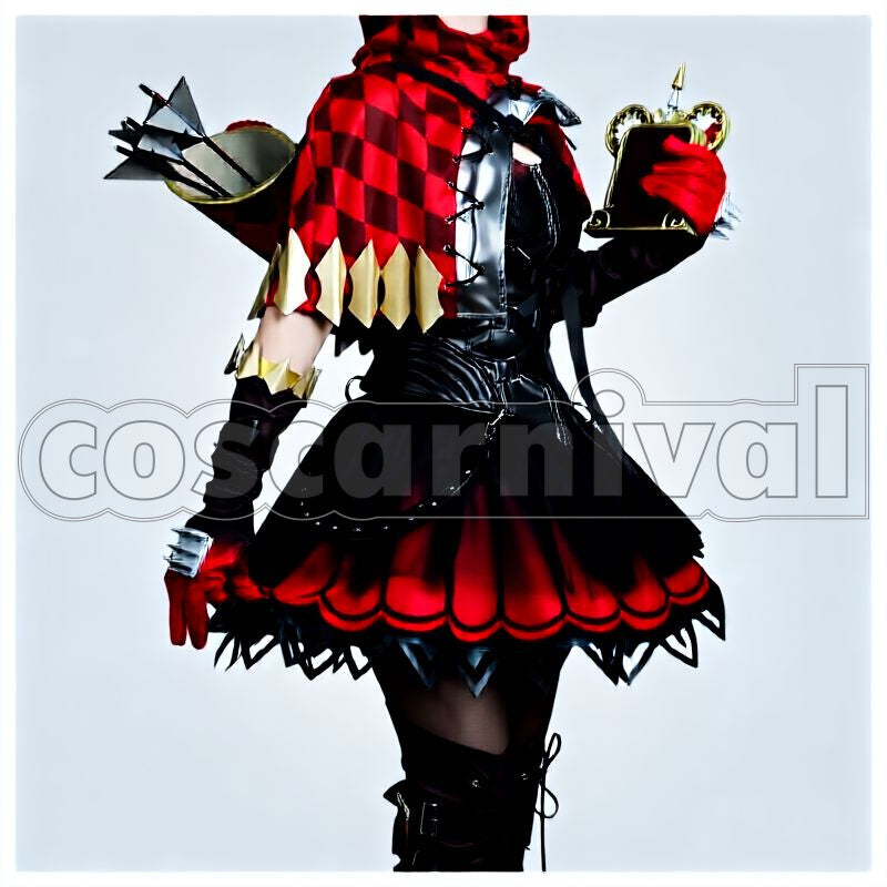Tracy Reznik Red Riding Hood Cosplay cosplay costume from Identity V, front view 1