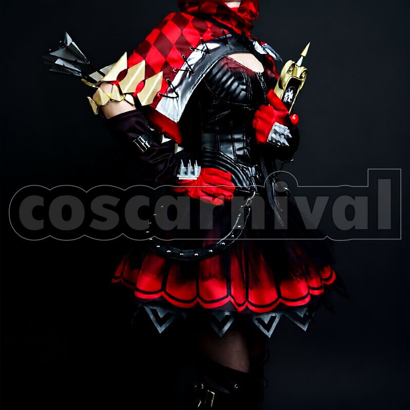 Tracy Reznik Red Riding Hood Cosplay cosplay costume from Identity V, front view 3