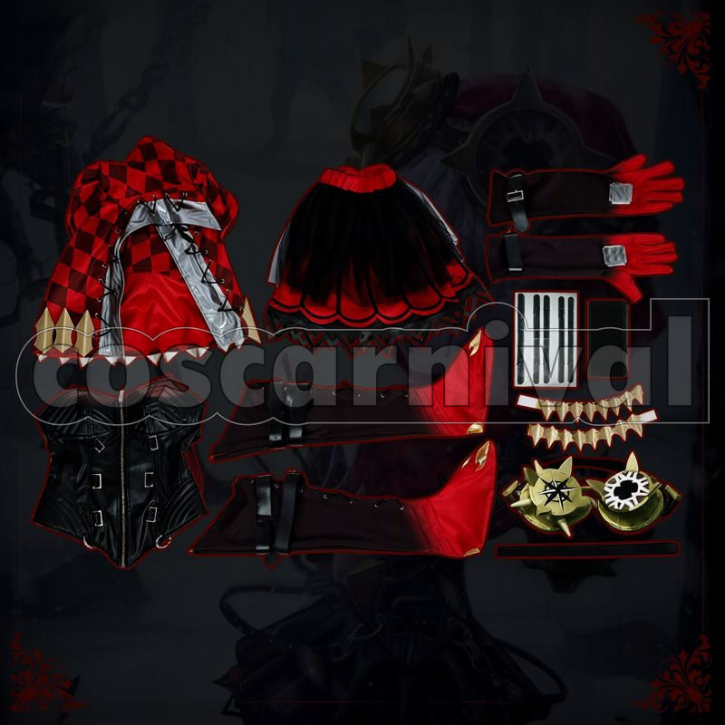Tracy Reznik Red Riding Hood Cosplay cosplay costume from Identity V, set view