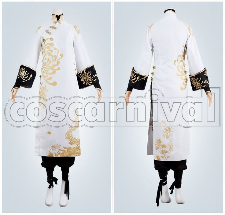 Xie Bi'an (Wu Chang, White Guard) Deduction Star Broken Blossoms Cosplay cosplay costume from Identity V, detail-1