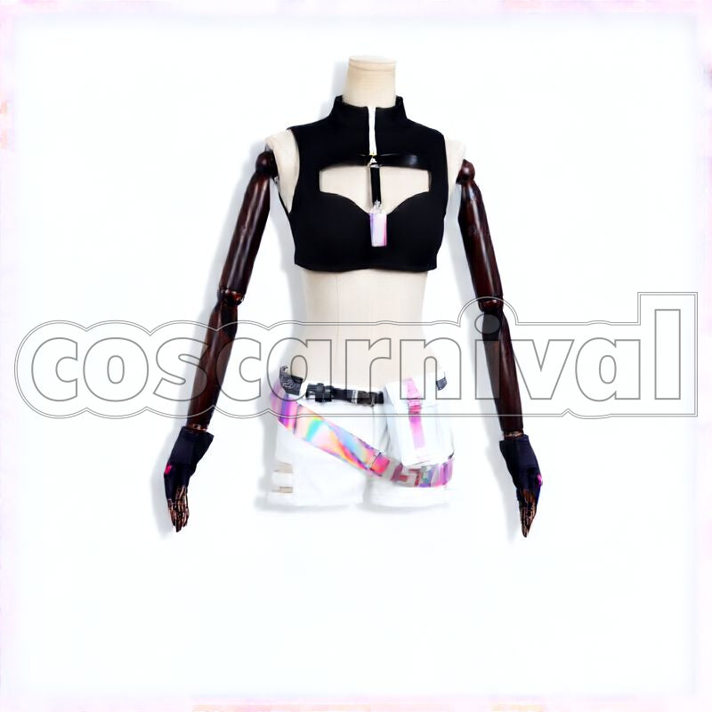 Idolmaster Shiny Colors Asahi Serizawa Grumpy Theme Park After Training Cosplay cosplay costume from The, front view 5