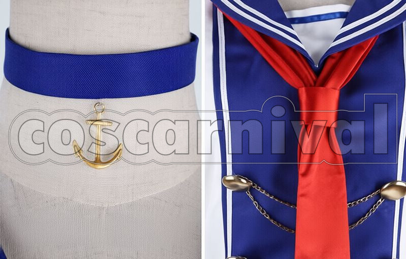 Idolmaster Cinderella Girls Marine Girl Carnival Mizuki Kawashima, Akane Hino, Yuko Hori, Suzuho Ueda, Emi Namba Cosplay cosplay costume from The, detail-2