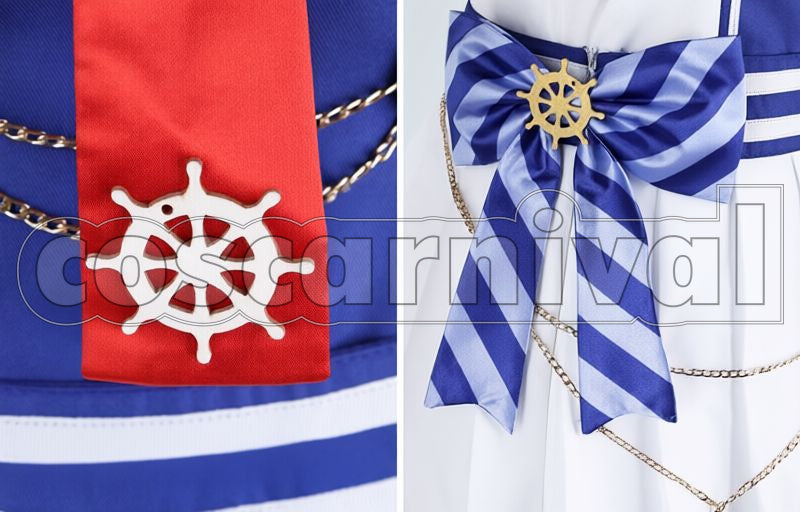 Idolmaster Cinderella Girls Marine Girl Carnival Mizuki Kawashima, Akane Hino, Yuko Hori, Suzuho Ueda, Emi Namba Cosplay cosplay costume from The, detail-3