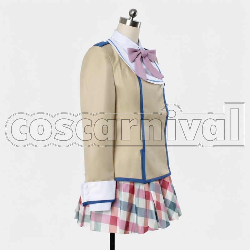 Breaks Akane Mahougasawa cosplay costume from If Her Flag, side view