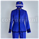 Navy Anthropomorphized Kirishima Cosplay cosplay costume from Imperial Japanese, front view