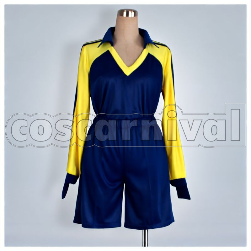 Mark Evans Raimon Junior High Uniform Cosplay cosplay costume from Inazuma Eleven, front view 1