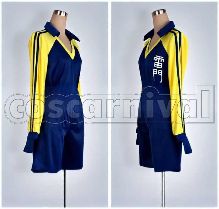 Mark Evans Raimon Junior High Uniform Cosplay cosplay costume from Inazuma Eleven, front view 2