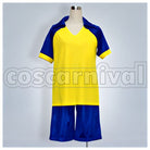 Raimon Junior High Uniform Cosplay cosplay costume from Inazuma Eleven, front view 1