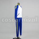 Eleven GO Raimon Junior High Ranmaru Kirino cosplay costume from Inazuma, side view