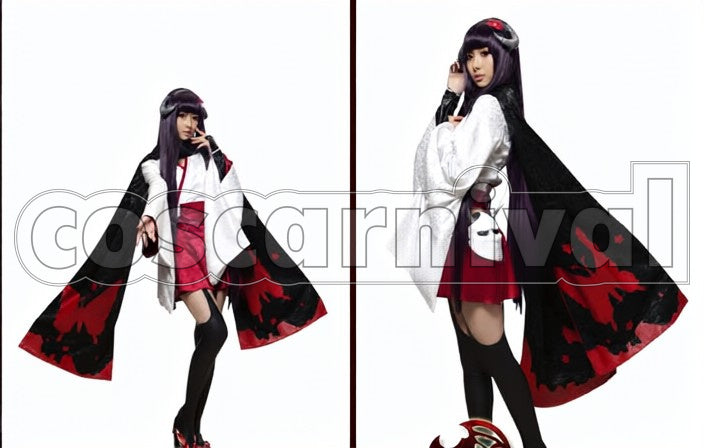 Ririchiyo Shirakiin Atavism cosplay costume from Inu Boku SS, front view