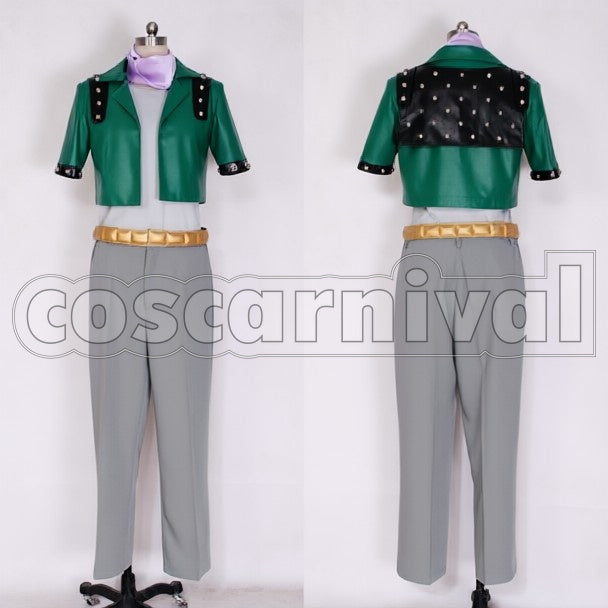 Caesar Anthonio Zeppeli cosplay costume from JoJo's Bizarre Adventure, front view