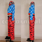 Golden Wind Guido Mista cosplay costume from JoJo's Bizarre Adventure, side view