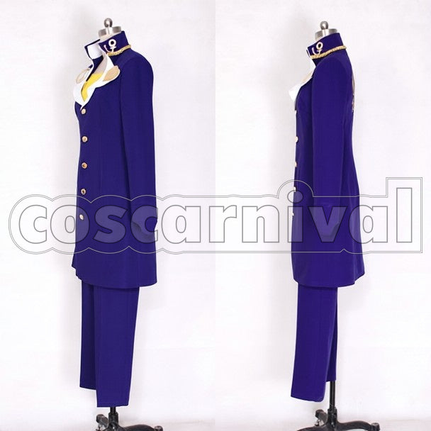 Diamond Is Unbreakable Josuke Higashikata cosplay costume from JoJo's Bizarre Adventure, front view 2