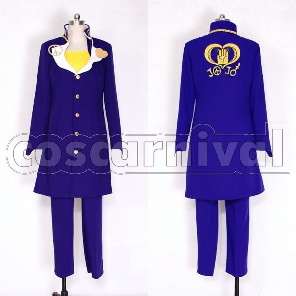 Josuke Higashikata cosplay costume from JoJo's Bizarre Adventure, front view