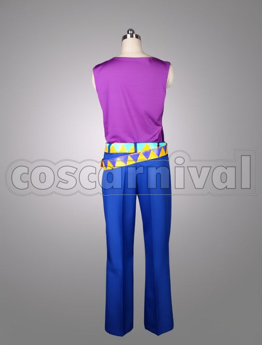 Jotaro Kujo cosplay costume from JoJo's Bizarre Adventure, back view 3