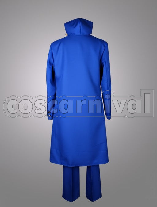 Jotaro Kujo cosplay costume from JoJo's Bizarre Adventure, back view