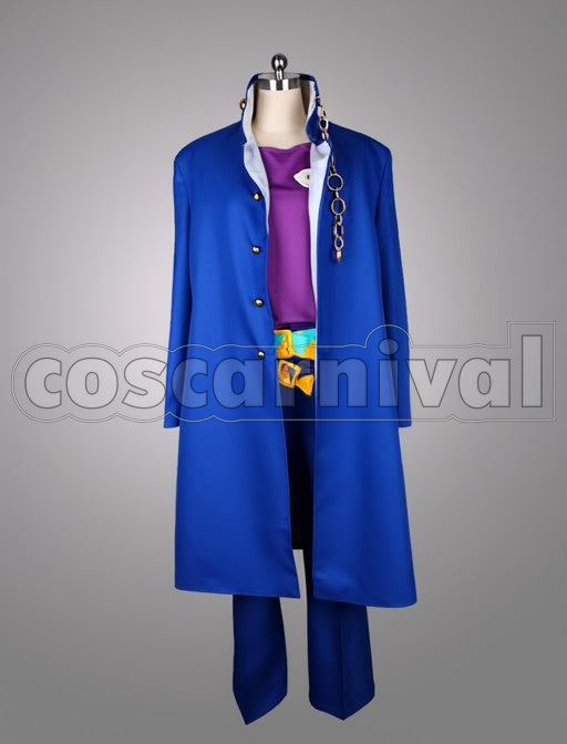 Jotaro Kujo cosplay costume from JoJo's Bizarre Adventure, front view 2