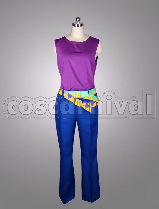 Jotaro Kujo cosplay costume from JoJo's Bizarre Adventure, front view 3
