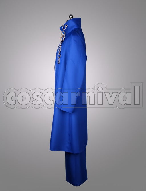 Jotaro Kujo cosplay costume from JoJo's Bizarre Adventure, side view 2