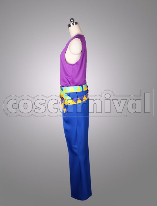 Jotaro Kujo cosplay costume from JoJo's Bizarre Adventure, side view 3