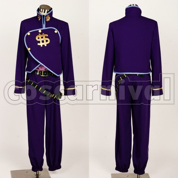 Okuyasu Nijimura cosplay costume from JoJo's Bizarre Adventure, front view