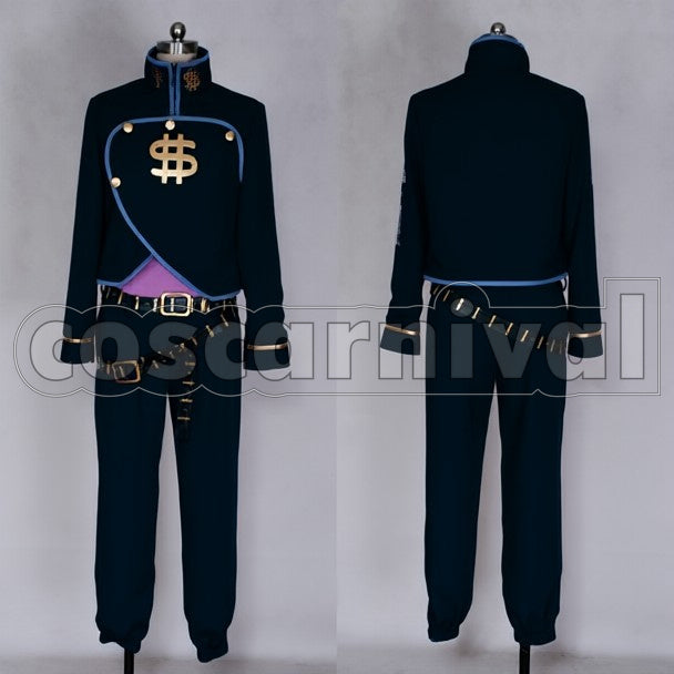 Diamond Is Unbreakable Okuyasu Nijimura cosplay costume from JoJo's Bizarre Adventure, front view