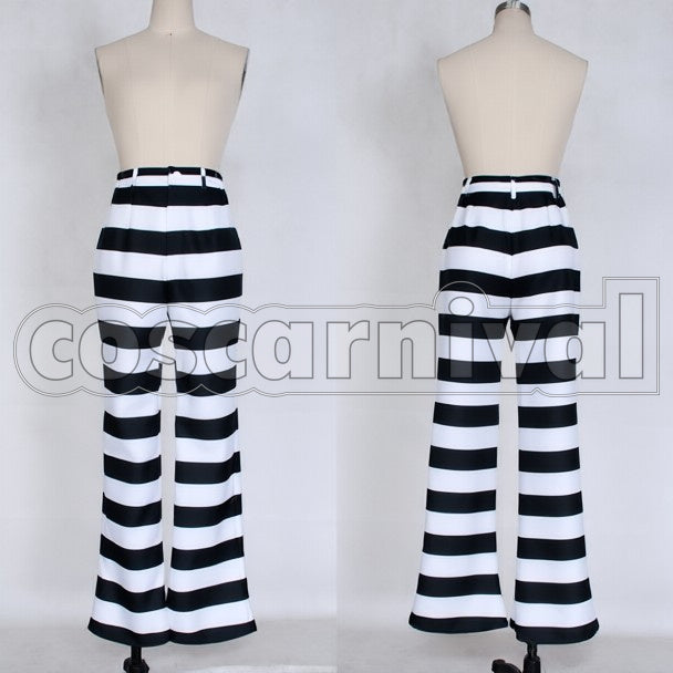 Golden Wind Risotto Nero cosplay costume from JoJo's Bizarre Adventure, front view 3