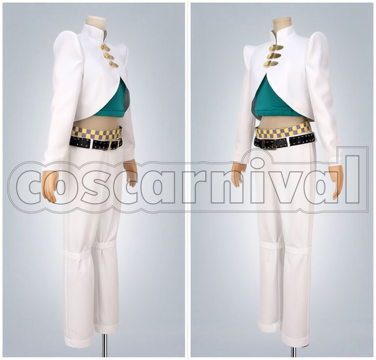 Adventure Diamond Is Unbreakable Rohan Kishibe Cosplay cosplay costume from JoJo's Bizarre, front view 2