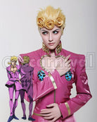 Adventure Golden Wind Giorno Giovanna Cosplay cosplay costume from JoJo's Bizarre, front view 3
