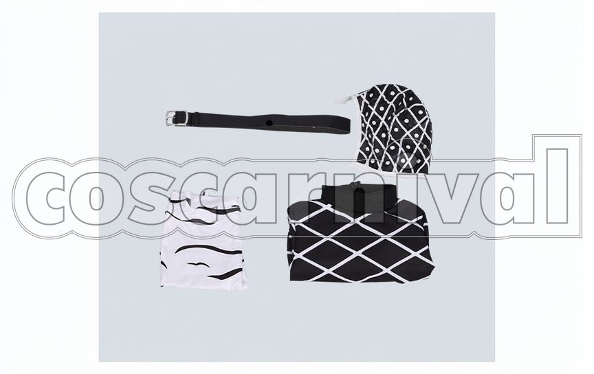 Adventure Golden Wind Guido Mista Cosplay cosplay costume from JoJo's Bizarre, set view