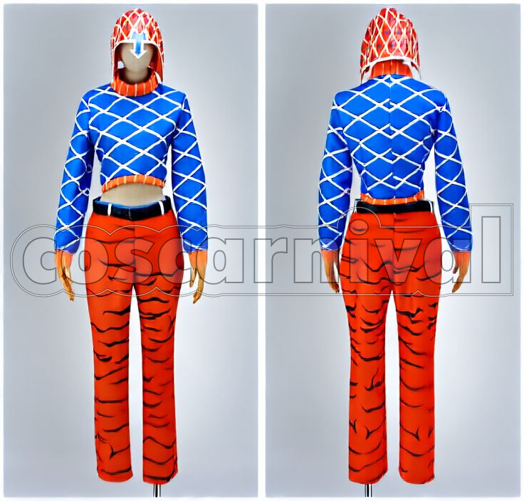 Adventure Golden Wind Guido Mista Cosplay cosplay costume from JoJo's Bizarre, detail-2