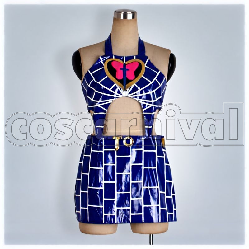 Adventure Jolyne Cujoh Cosplay cosplay costume from JoJo's Bizarre, front view 1