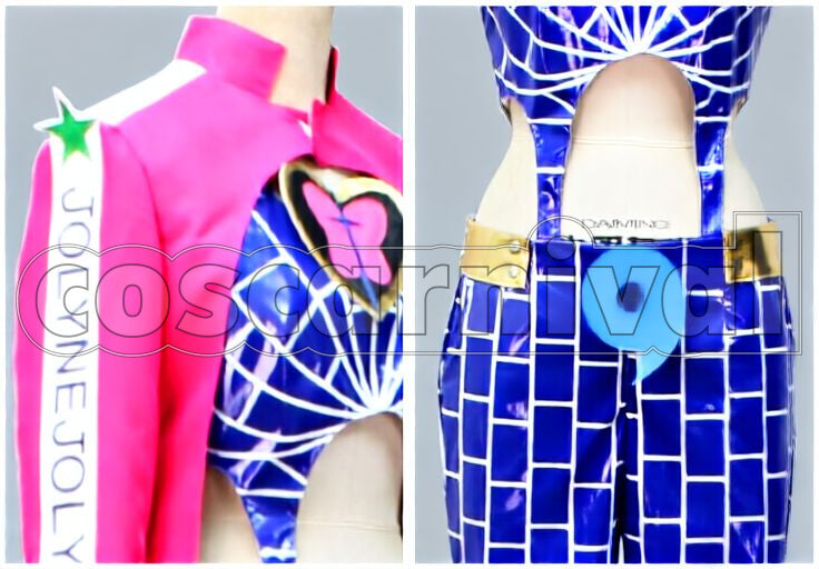 Adventure Jolyne Cujoh Full Set Cosplay cosplay costume from JoJo's Bizarre, detail-1