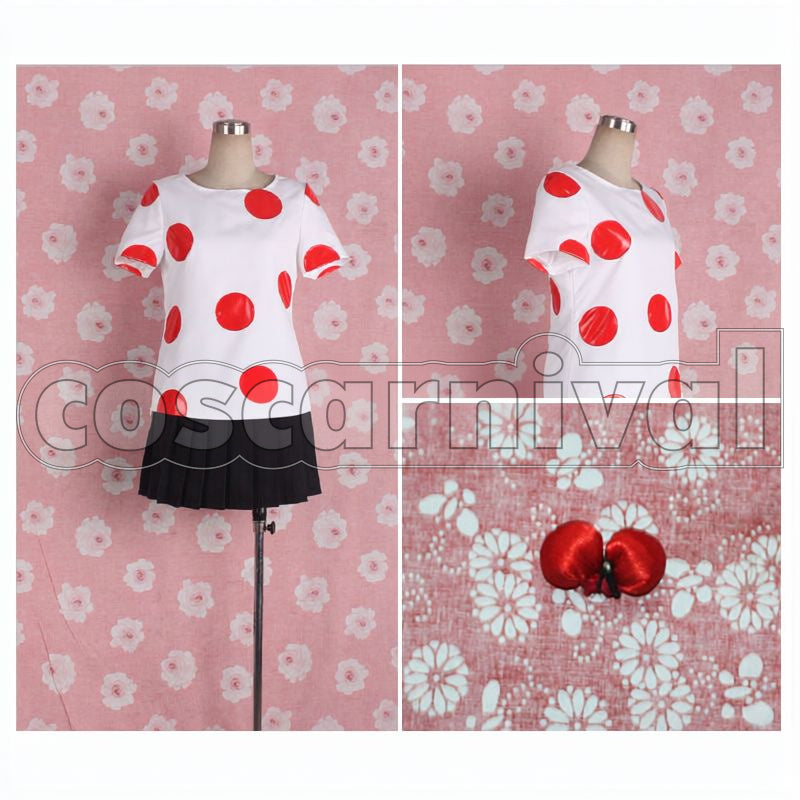 Azusa Nakano Listen!! Cosplay cosplay costume from K-ON!!, front view 2