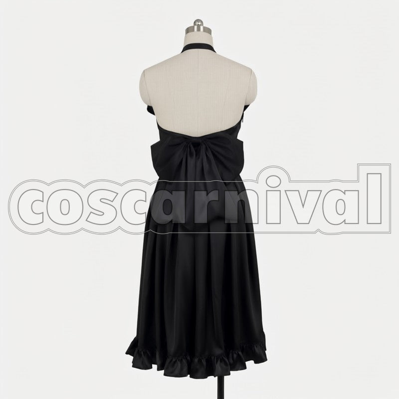 Mio Akiyama cosplay costume from K-On!, back view