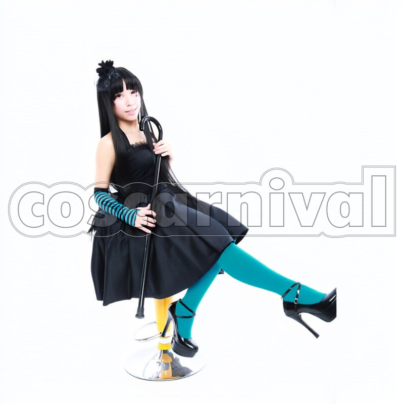 Mio Akiyama cosplay costume from K-On!, front view 5