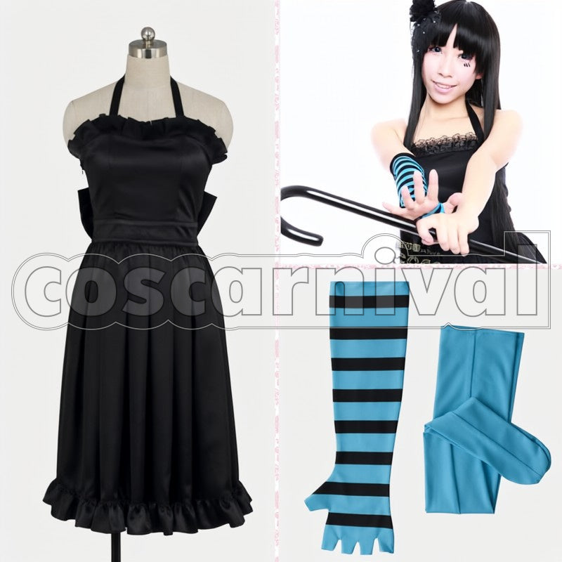Mio Akiyama cosplay costume from K-On!, front view