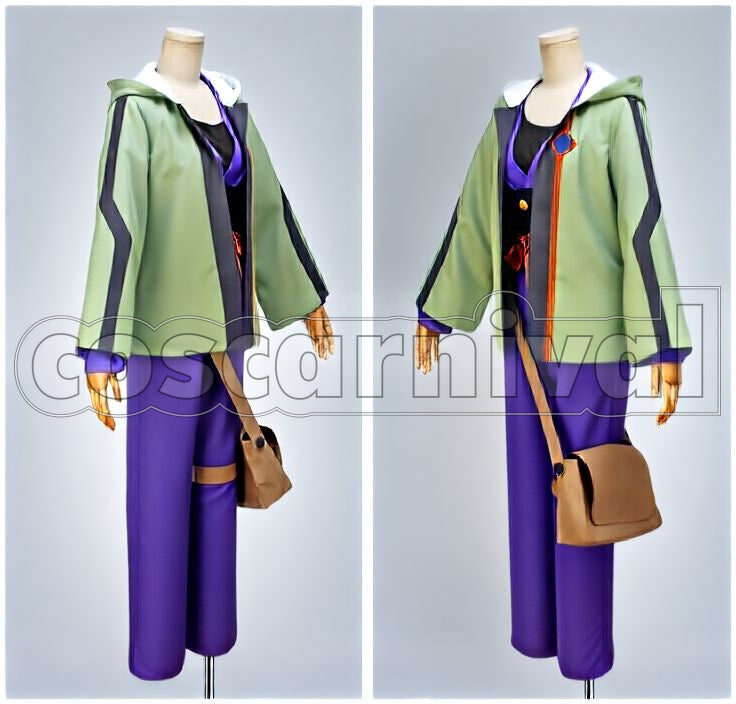 the Iron Fortress Ikoma Battle Outfit Cosplay cosplay costume from Kabaneri of, front view 2