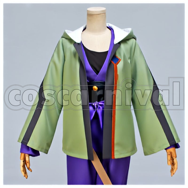 the Iron Fortress Takumi Battle Outfit Cosplay cosplay costume from Kabaneri of, front view 1