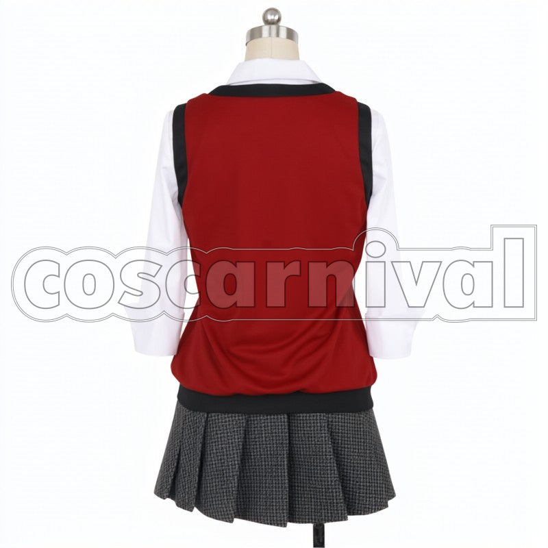 Midari Ikishima cosplay costume from Kakegurui, back view
