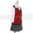 Midari Ikishima cosplay costume from Kakegurui, side view