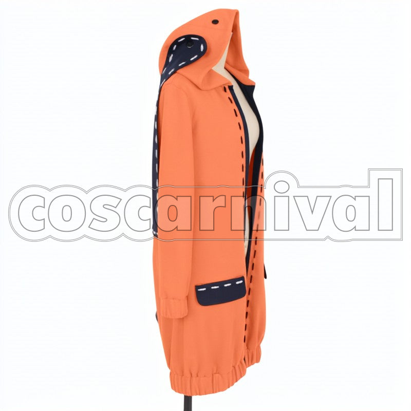 baka Stockings nomi cosplay costume from Kakegurui Runa Yomozuki, side view