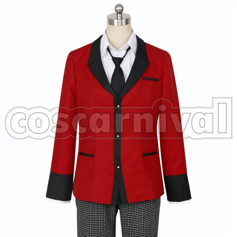 Ryota Suzui cosplay costume from Kakegurui, front view
