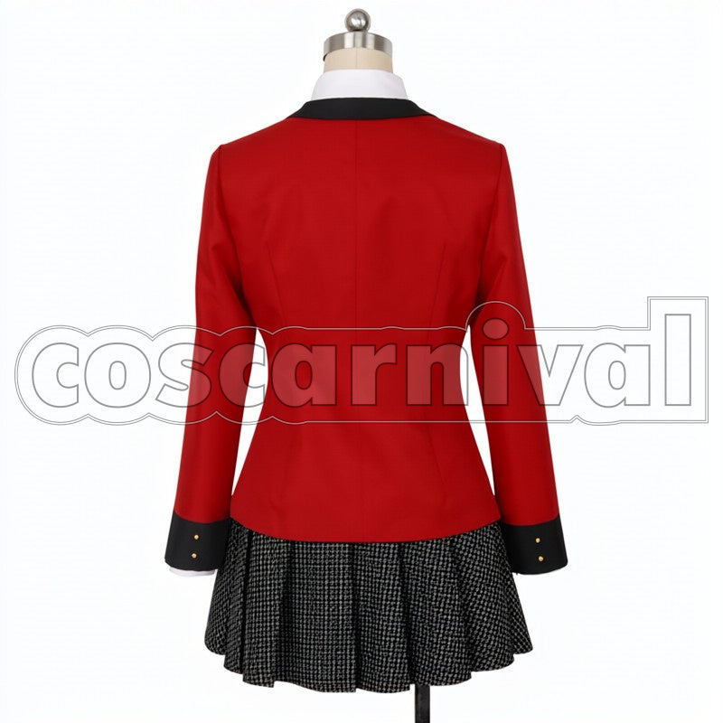 Yumeko Jabami cosplay costume from Kakegurui, back view