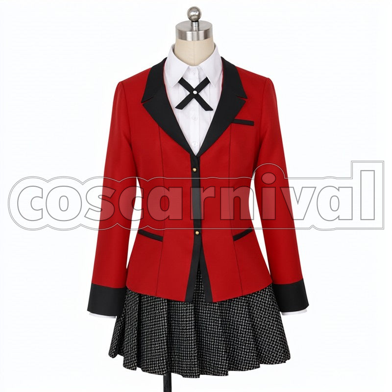 Yumeko Jabami cosplay costume from Kakegurui, front view