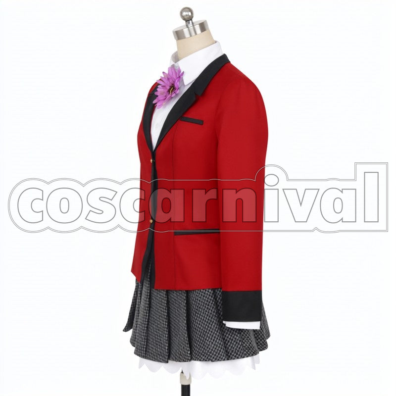 Yumemi Yumemite cosplay costume from Kakegurui, side view 2