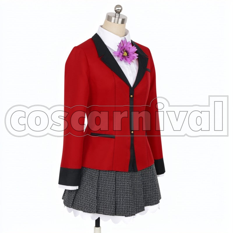 Yumemi Yumemite cosplay costume from Kakegurui, side view